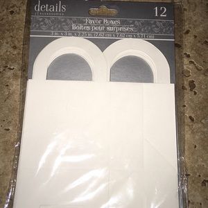 White Party Favor Boxes